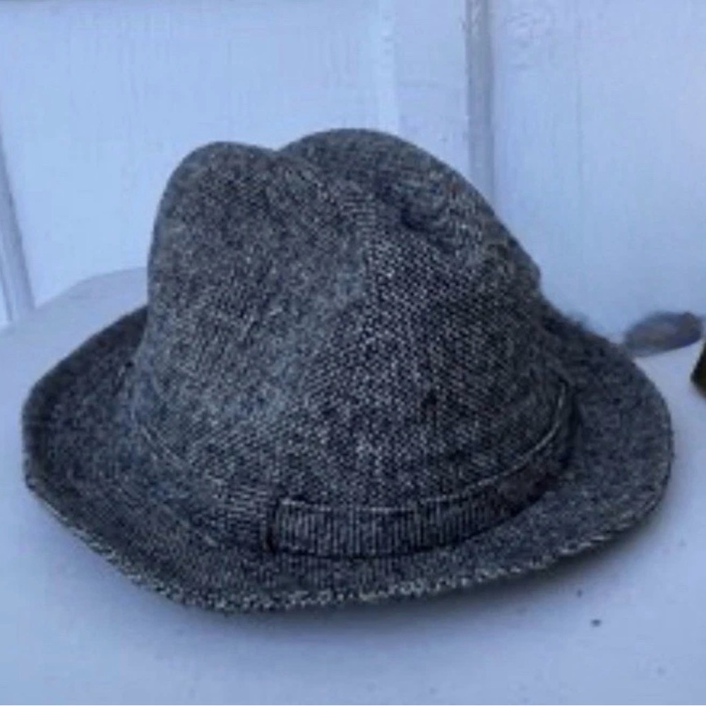 Gray Tweed Stetson 7 1/4 Fedora Hat